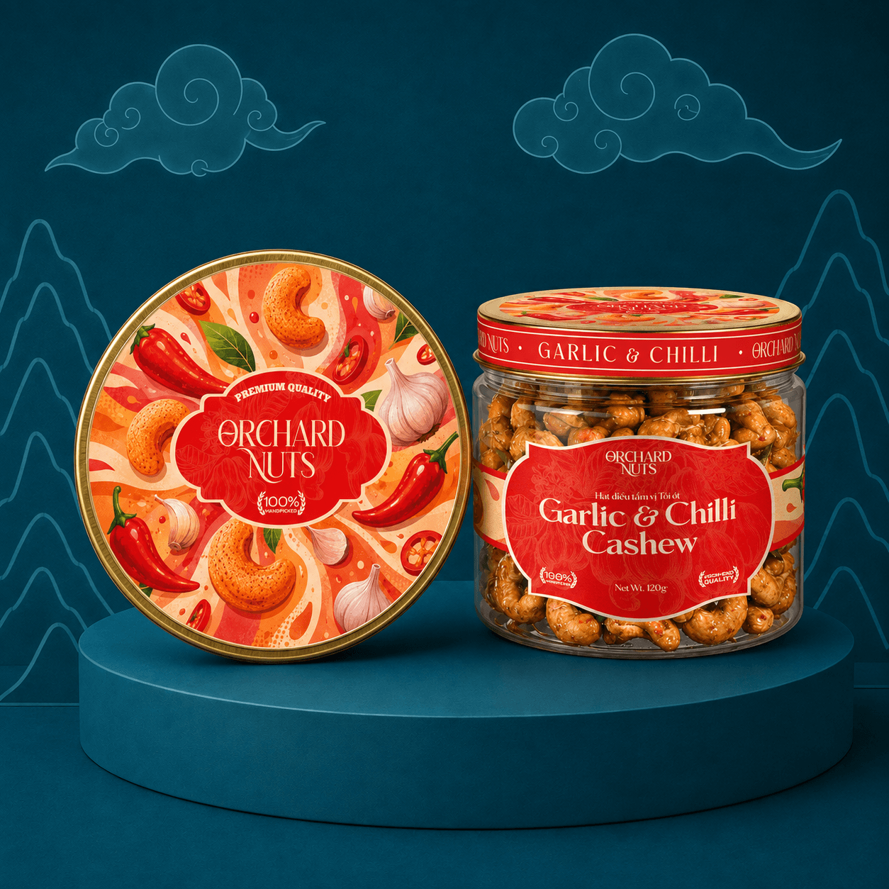 Hạt điều bóc vỏ lụa Orchard Nuts
