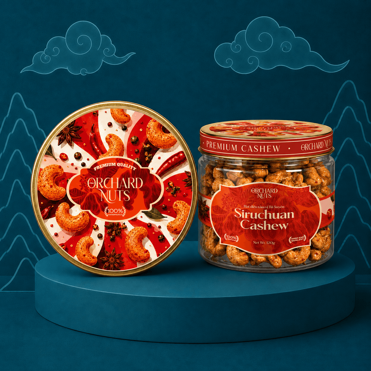 Hạt điều bóc vỏ lụa Orchard Nuts