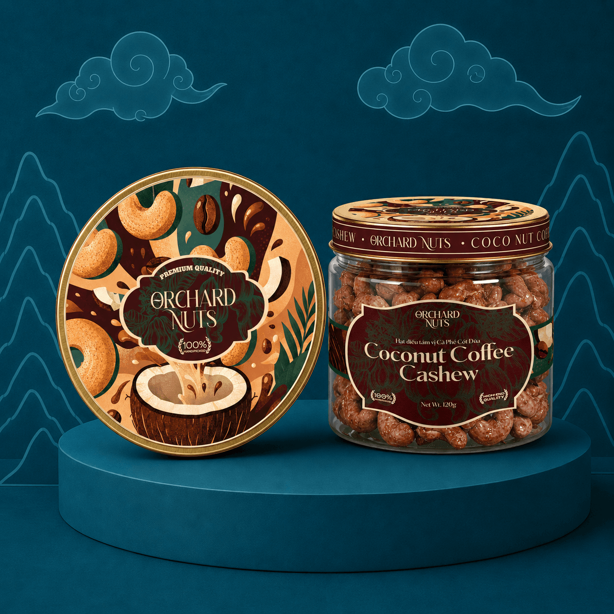 Hạt điều bóc vỏ lụa Orchard Nuts